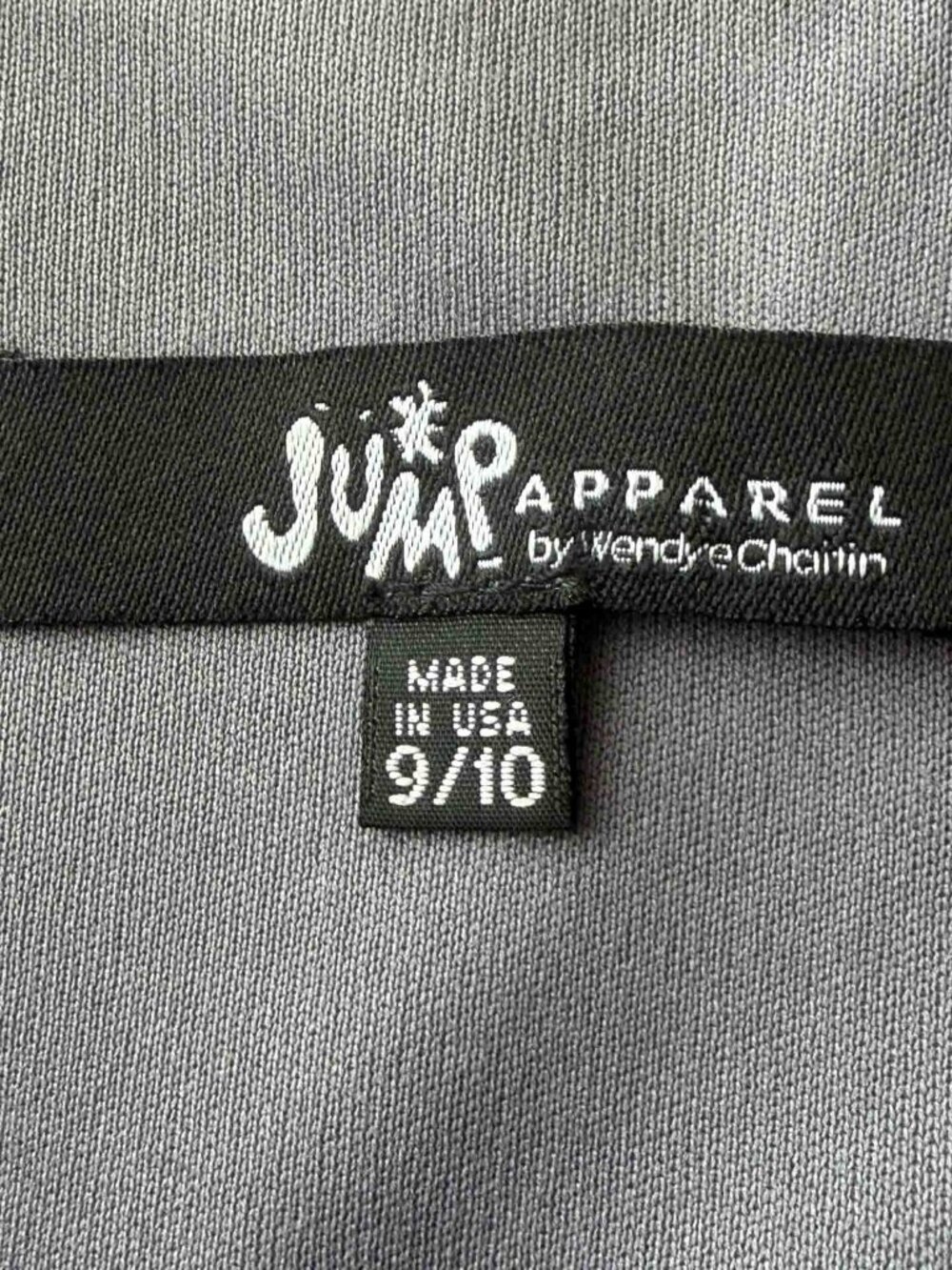 Gray Cocktail / Evening Dress Y2K USA Jump Apparel 9/10 Polka Dot Hem - Picture 6 of 13
